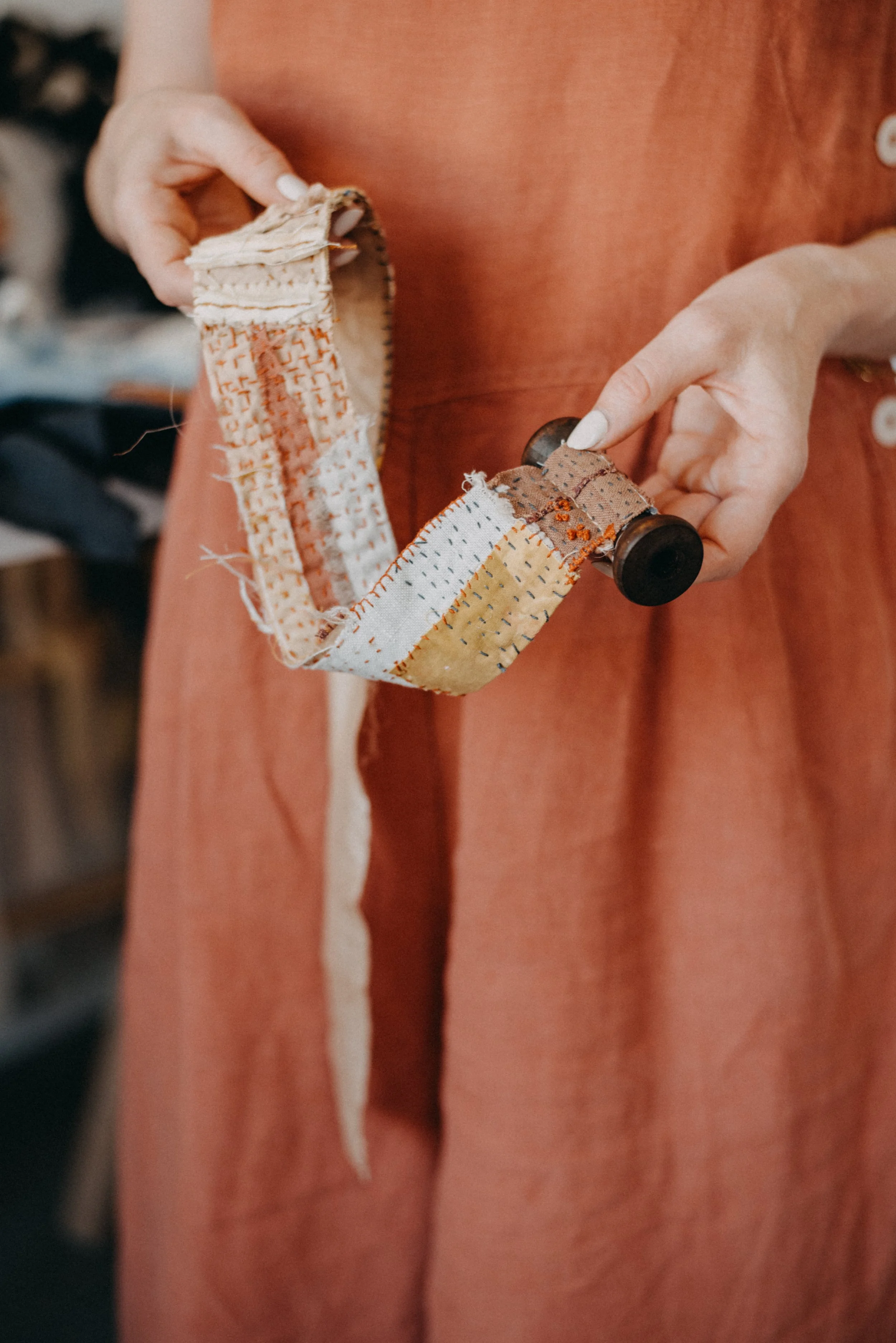 slow stitching scroll workshop