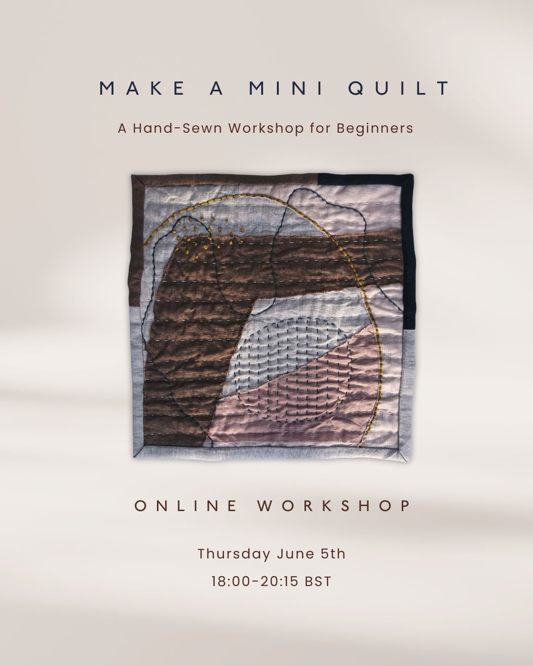 Make a Mini Quilt poster