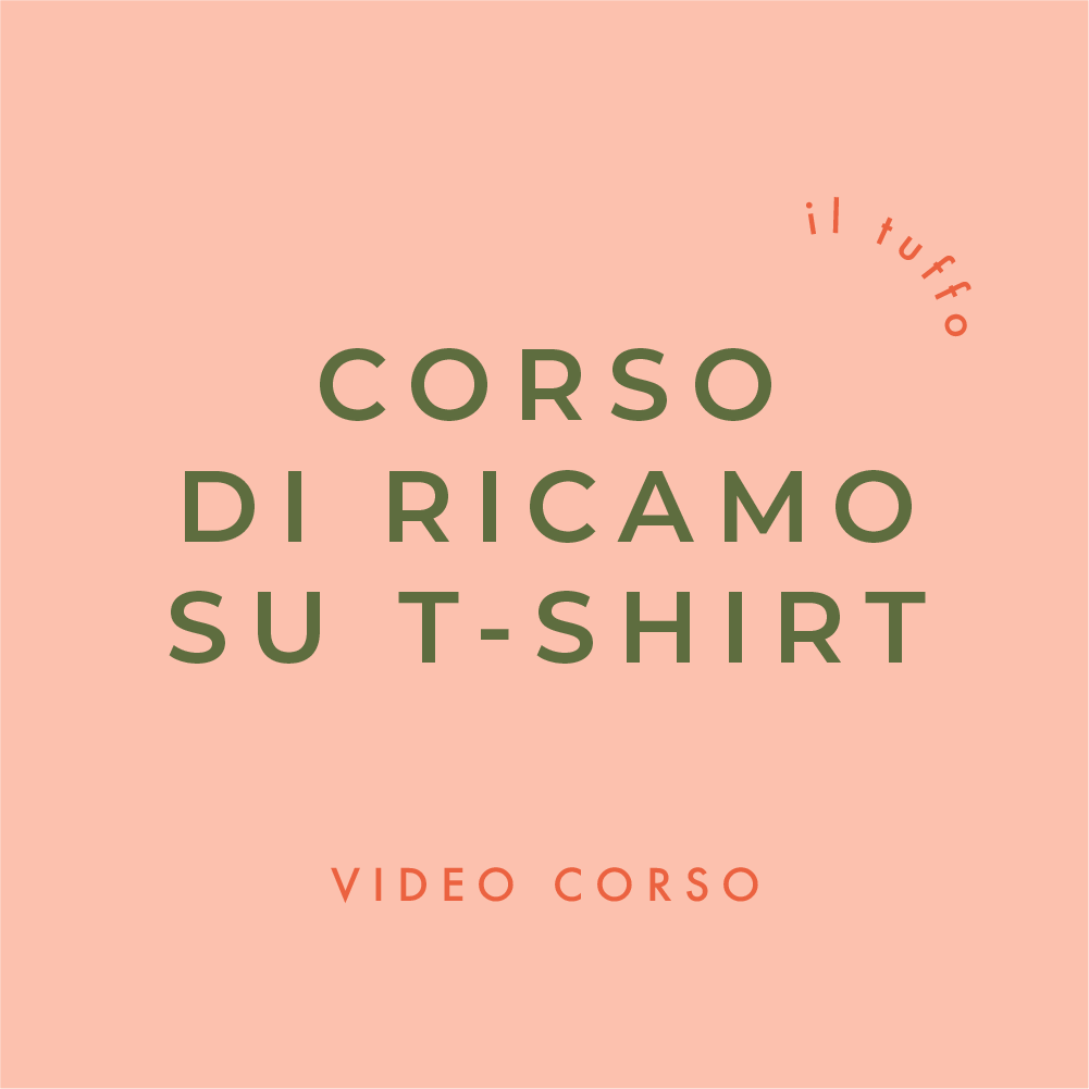 Video corso di ricamo su t-shirt