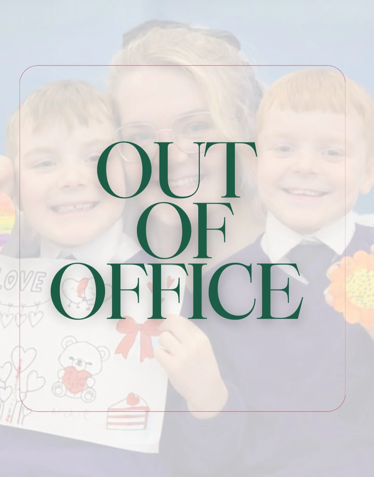 Out of office is ON ✌🏻☀️ 

I&rsquo;m taking a week or two off to switch off, recharge and spend some proper time with my family!

Messages will be replied to when I&rsquo;m back &mdash; but for now, I&rsquo;m off duty.

Speak soon 
Leanne 🌿