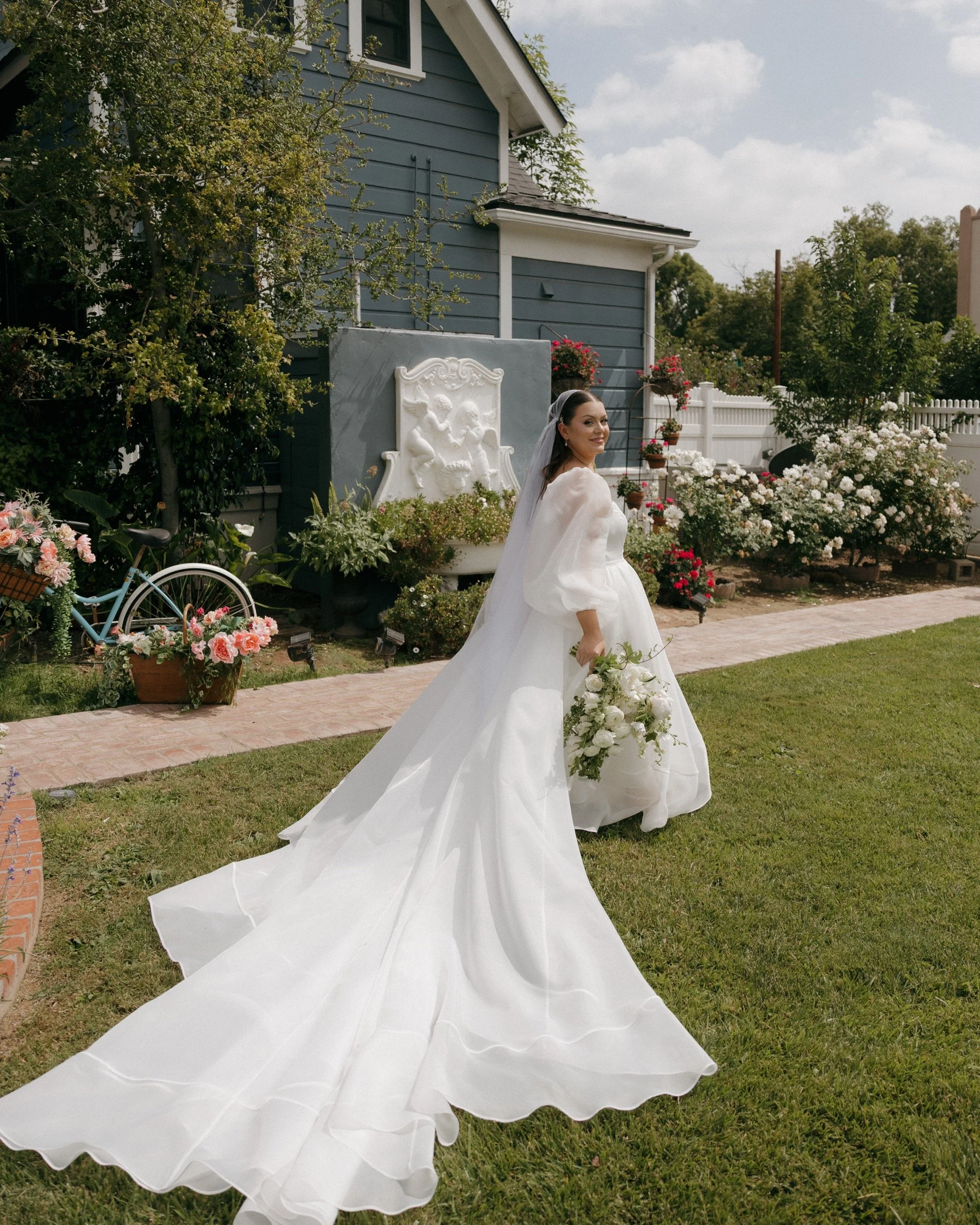 A + M's most beautiful day. 🤍
Save this if your wedding mood board is filled with secret garden romance, ch&acirc;teau elegance, and timeless details. ✨

Photo + Content Creator: @epiceventsstudios 
Planning + DJ + Bar: @epiceventsco 
Bridal Bouquet