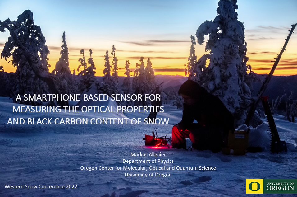 Snow Optics Talk at WSC 2022