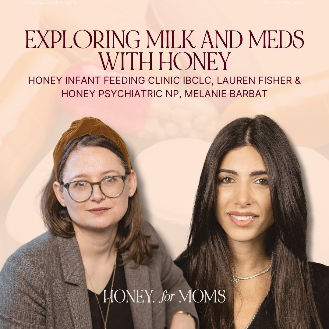 Being pregnant and/or nursing PLUS meds can be complicated and even scary for many women. At Honey, our multi-disciplinary team works together to help you make the best decisions for you and your baby.⁠
⁠
Reach out to set up a consultation with our H