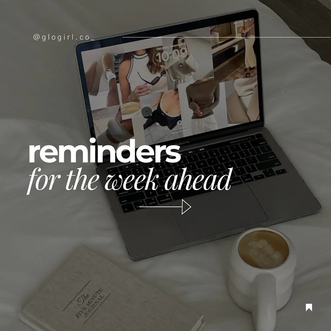 Happy Monday! Kicking off a fresh new week with love and good vibes. Swipe for a few gentle reminders to carry with you! 💓💫