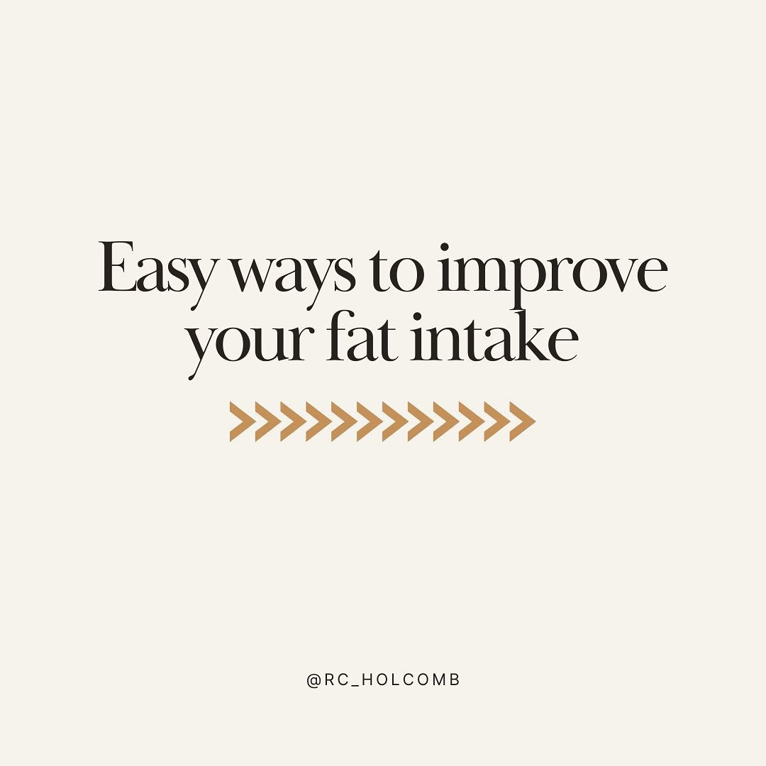 Calculate your optimal fat intake using my diy macros ebook or signup now to work with me 1:1. 
✨link in bio✨