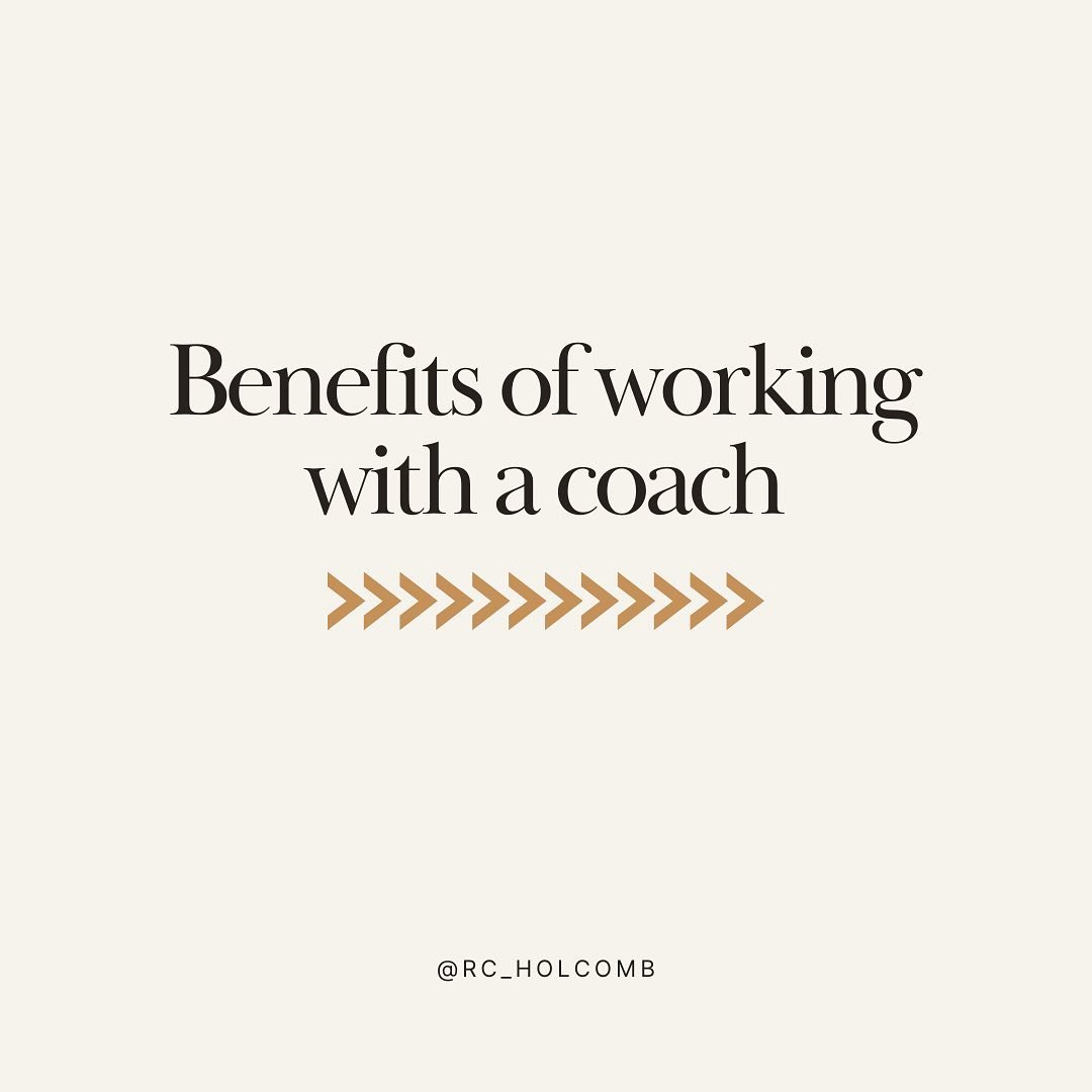 Expedite the path to meeting your goals by working with a coach who addresses your individual needs. 
Invest in yourself.✨