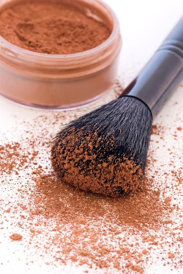 Makeup stock photo_ Image of brush, foundation, complexion - 10525152.jpg