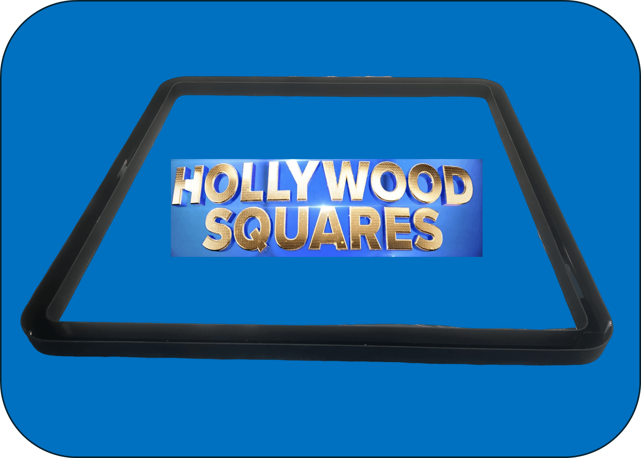 Black and white textured acrylic (plexiglass) lighting diffuser for the hit TV gameshow Hollywood Squares
