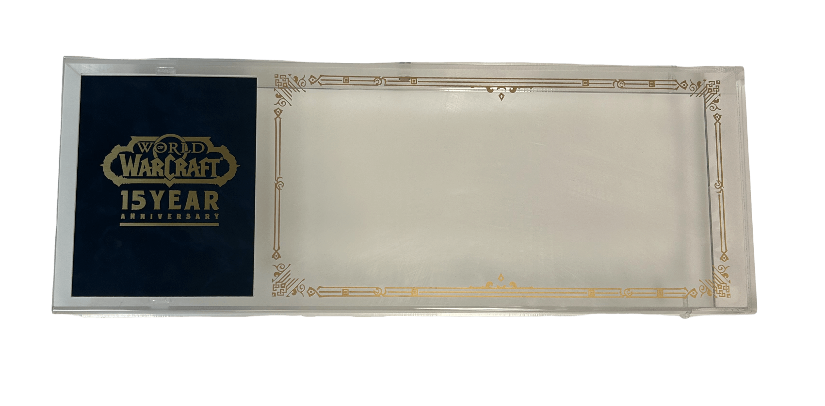 Clear Acrylic (Plexiglass) World of Warcraft Display Case
