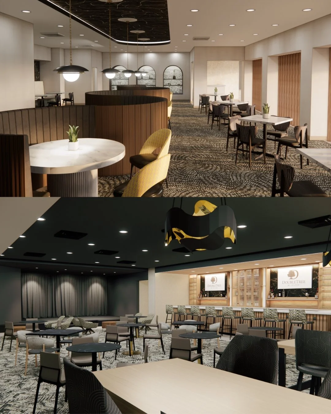 Project Spotlight: DoubleTree by Hilton | Washington, PA

Inspired by the history and character of Washington, PA, this property-wide renovation was designed to create a refreshed guest experience while maintaining a strong connection to the local co