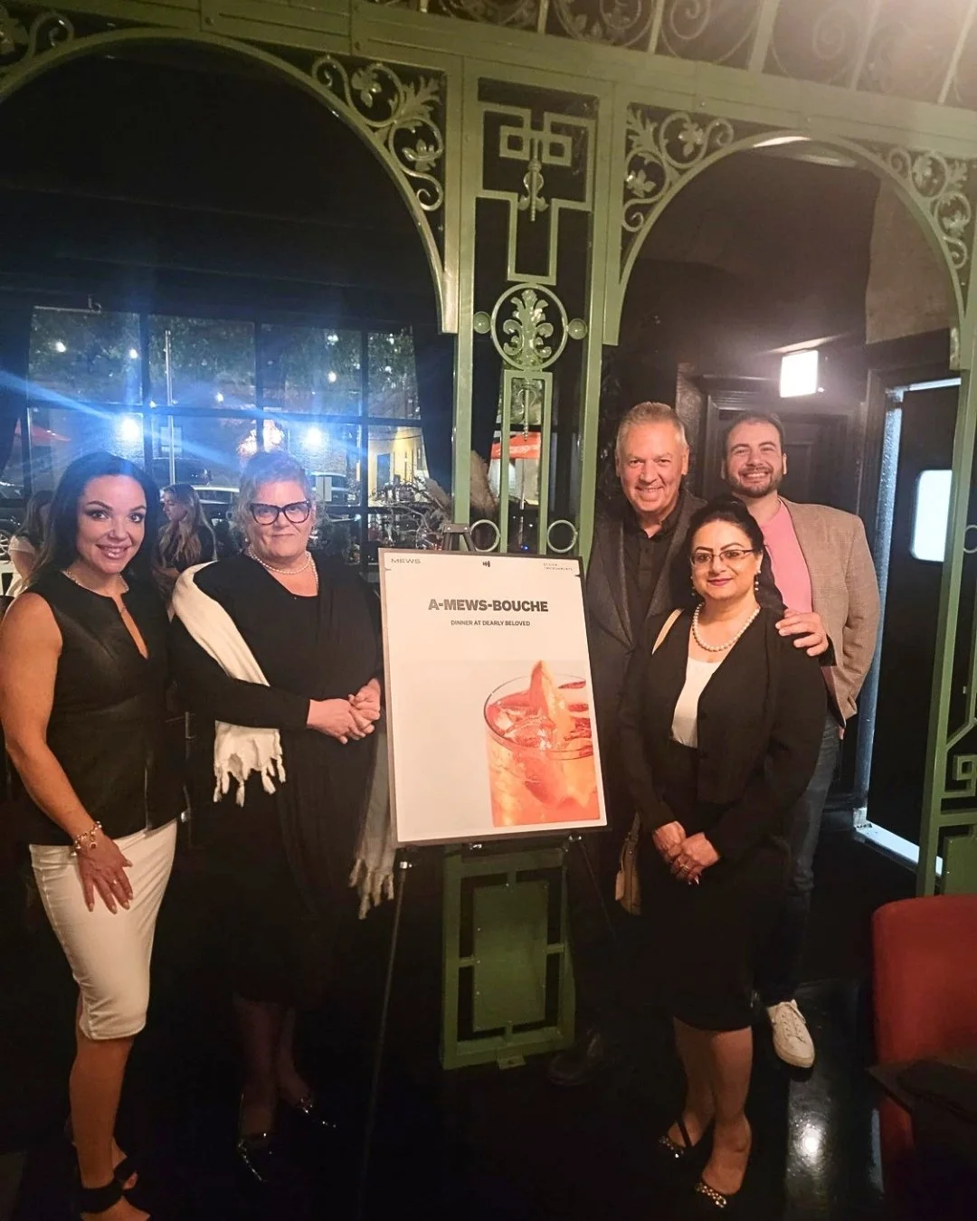 What happens when the industry leaders in #hospitality #technology #interiordesign and #procurement come together over dinner to share stories and strategies with independent hoteliers?

Here&rsquo;s looking at you MEWS and DesignEnvironments. It was