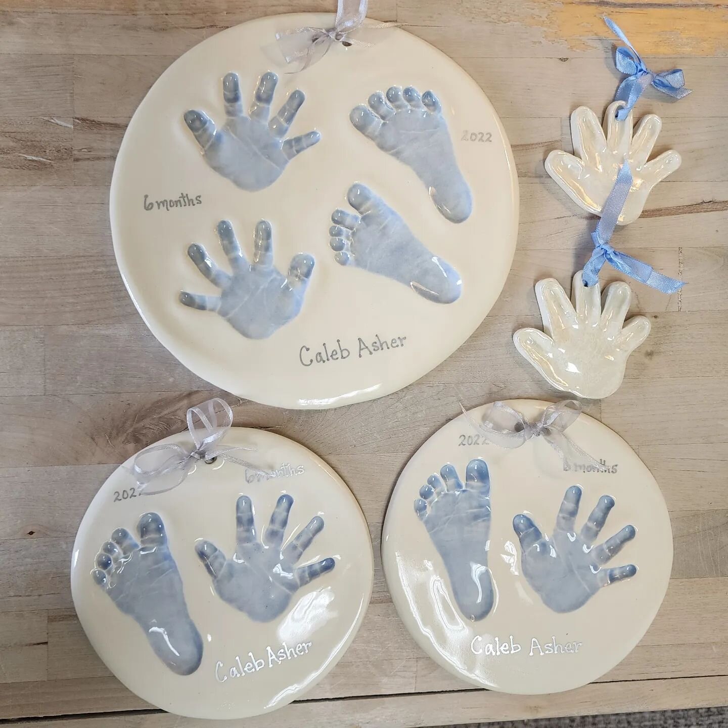 &quot;A boy is...
Truth with dirt on his face,
Beauty with a cut on his finger,
Wisdom with bubble gum in his hair,
And the hope of the future
With a frog in his pocket.&quot;

#babyboy #boygift #ceramichandprints #ceramicfootprints #ceramicimpressio