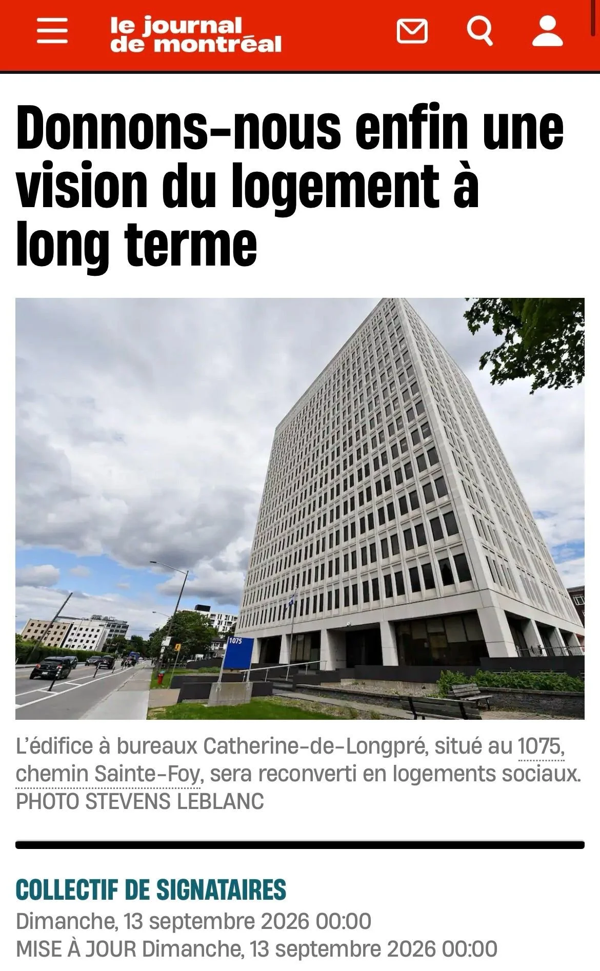Donnons-nous enfin une vision du logement à long terme