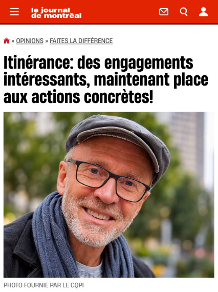 Itinérance : des engagements intéressants, maintenant place aux actions concrètes!