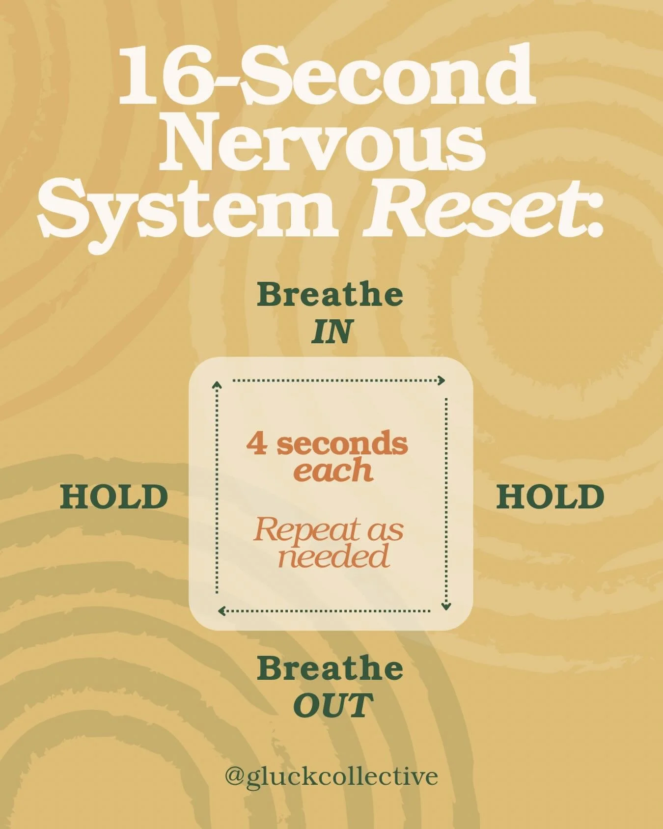 Your nervous system doesn&rsquo;t need a full life reset.
It needs 16 seconds.

&ldquo;Box breathing&rdquo; is one of the simplest and most effective tools for anxiety relief and nervous system regulation. It can lower your heart rate, calm stress, a