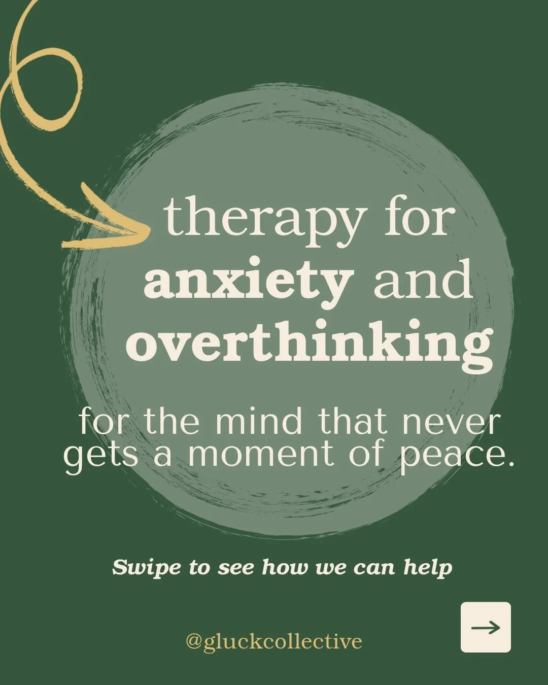 Therapy for people struggling with anxiety and overthinking isn&rsquo;t just about &ldquo;thinking more positively.&rdquo;

It&rsquo;s about understanding why your mind feels stuck in overdrive in the first place.

If you&rsquo;re constantly replayin