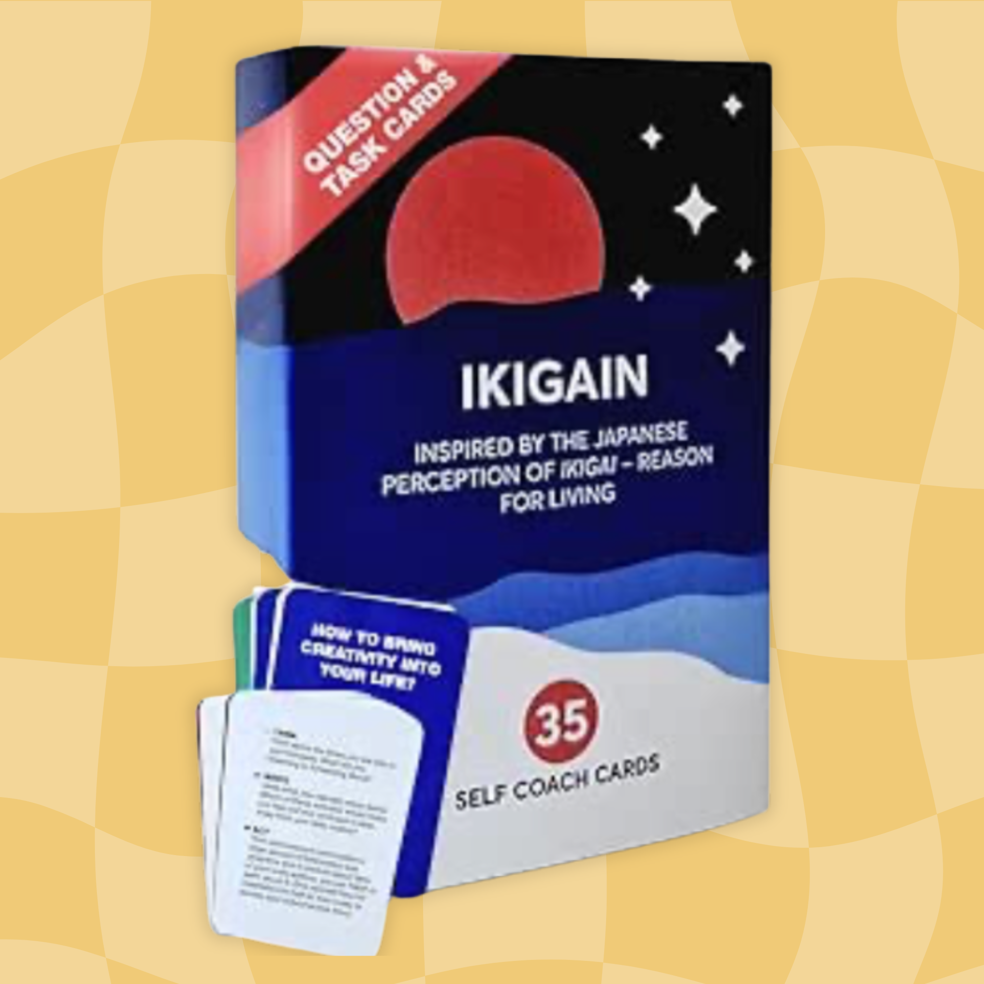 Ikigai Self-Discovery Cards  A guided card deck to help you discover your purpose, clarify your values, explore meaningful career paths, and create a life that feels aligned with who you are.