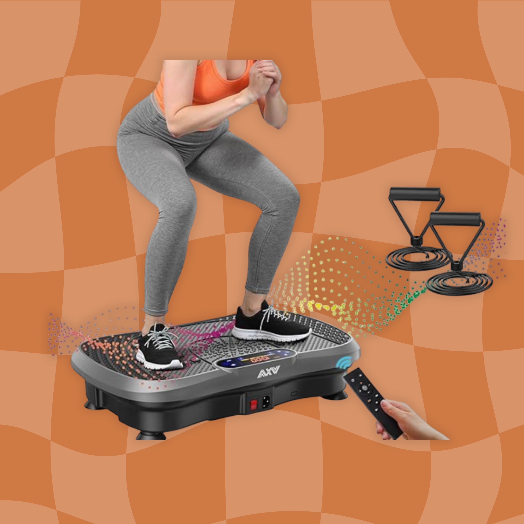 person on a shake mat