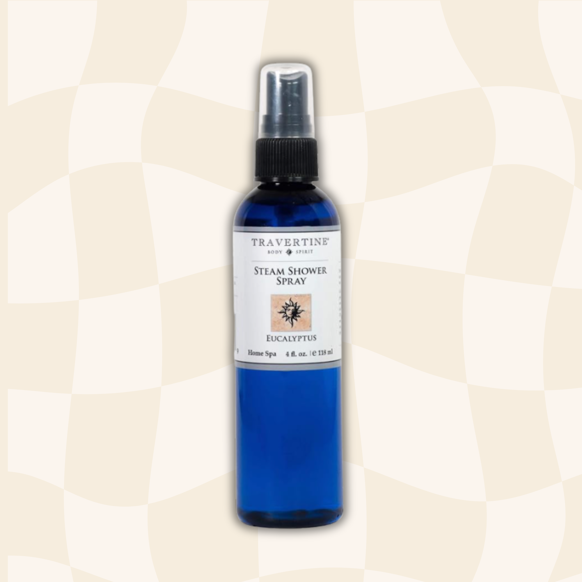 Travertine Spa eucalyptus steam shower spray for at-home aromatherapy