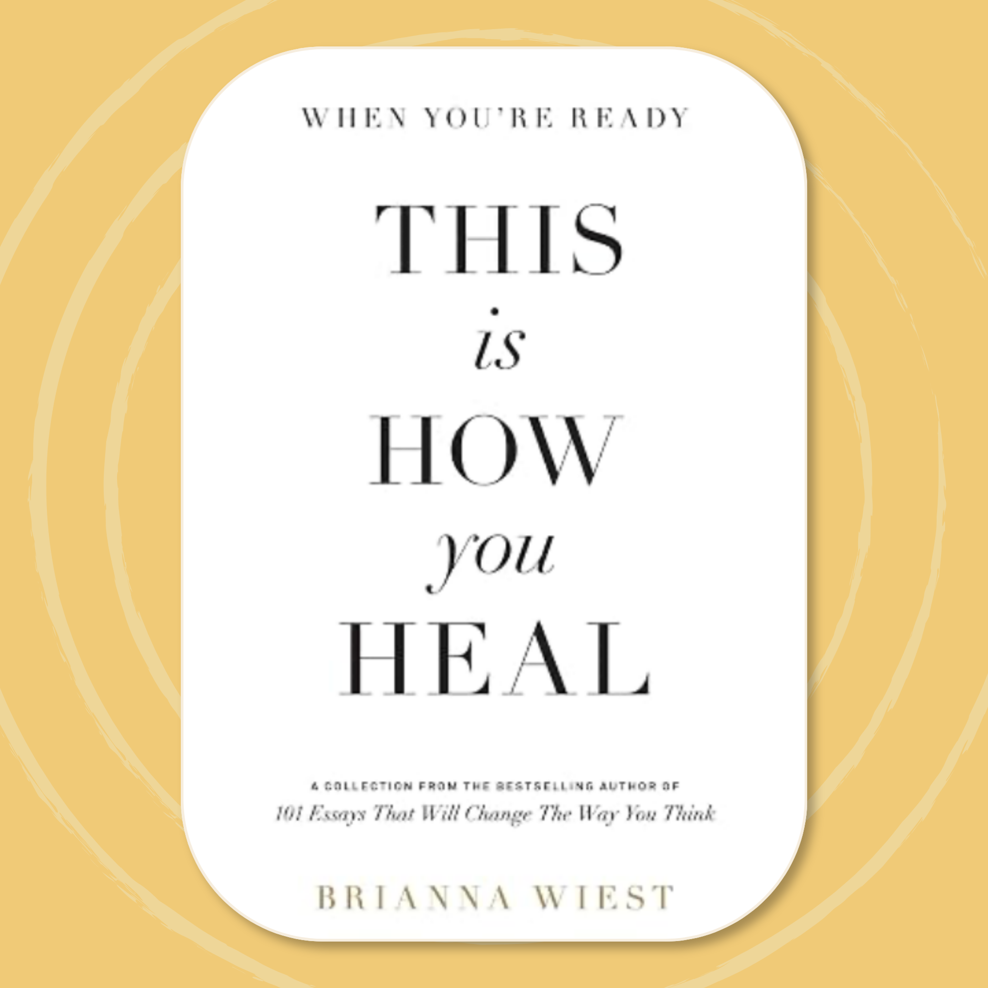 Book cover titled "This is How" by Brianna Wiest