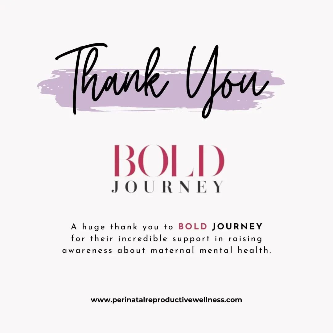 🌸 A heartfelt thank you to @boldjourneymag for your support in promoting maternal mental health awareness. 
Your dedication to this crucial cause brings comfort and hope to many, showing that no mother has to face her journey alone. We're grateful f
