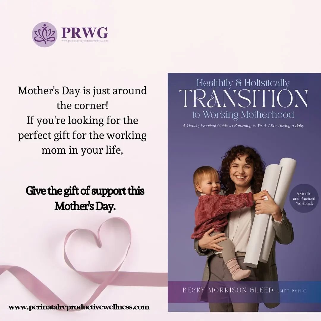 Give the gift of support this Mother's Day. 

Share this workbook with the working moms in your life who could use a helping hand as they transition back to work. It's more than just a book; it's a thoughtful way to say, 'I see you, and I'm here for 