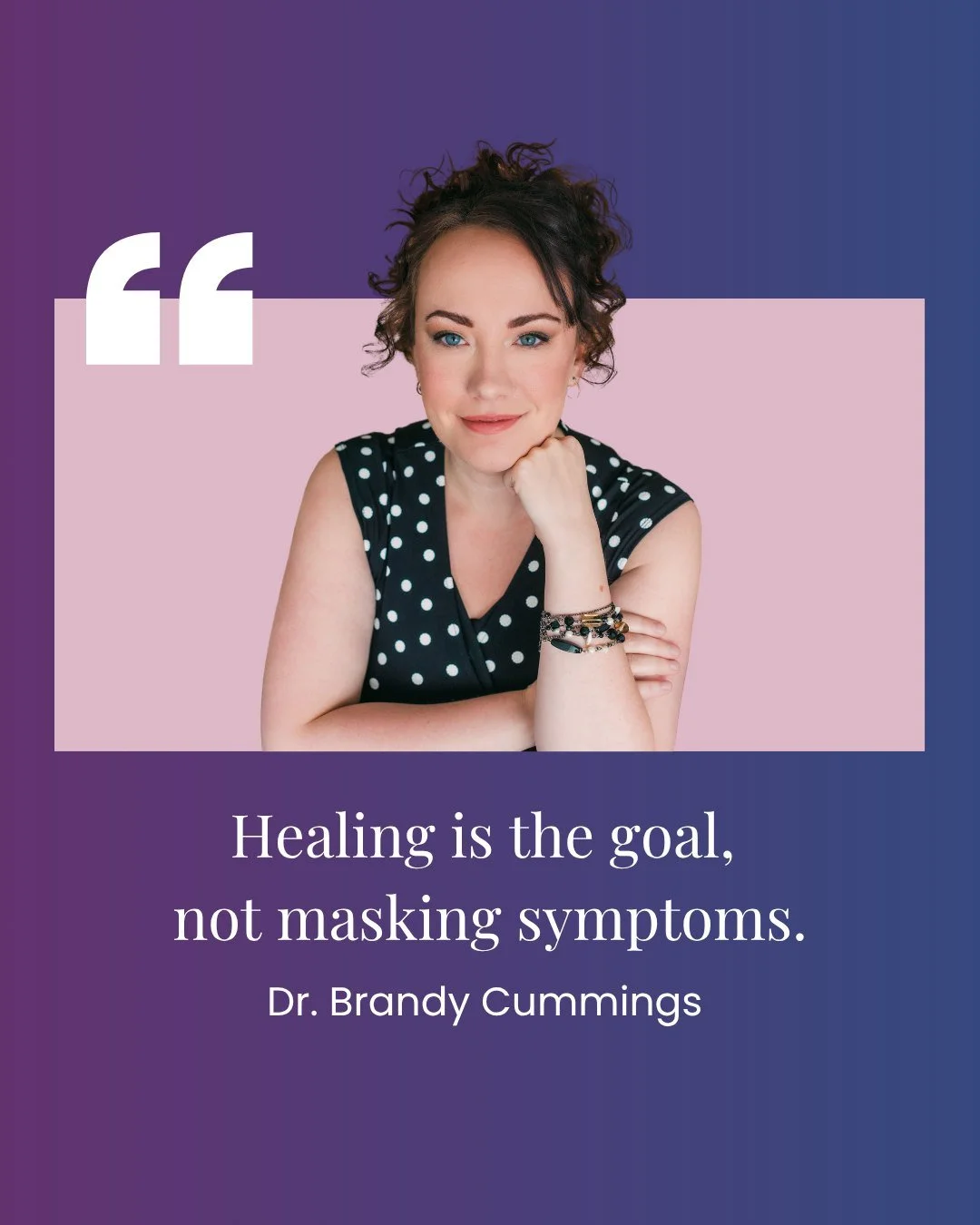 Most people think nutrition = &ldquo;what should I eat?&rdquo; 🥗

But as Dr. Brandy Cummings shares, it&rsquo;s really about connecting the dots&mdash;looking upstream at toxins, gut health, hormones, mindset, and more. It's about moving towards a l