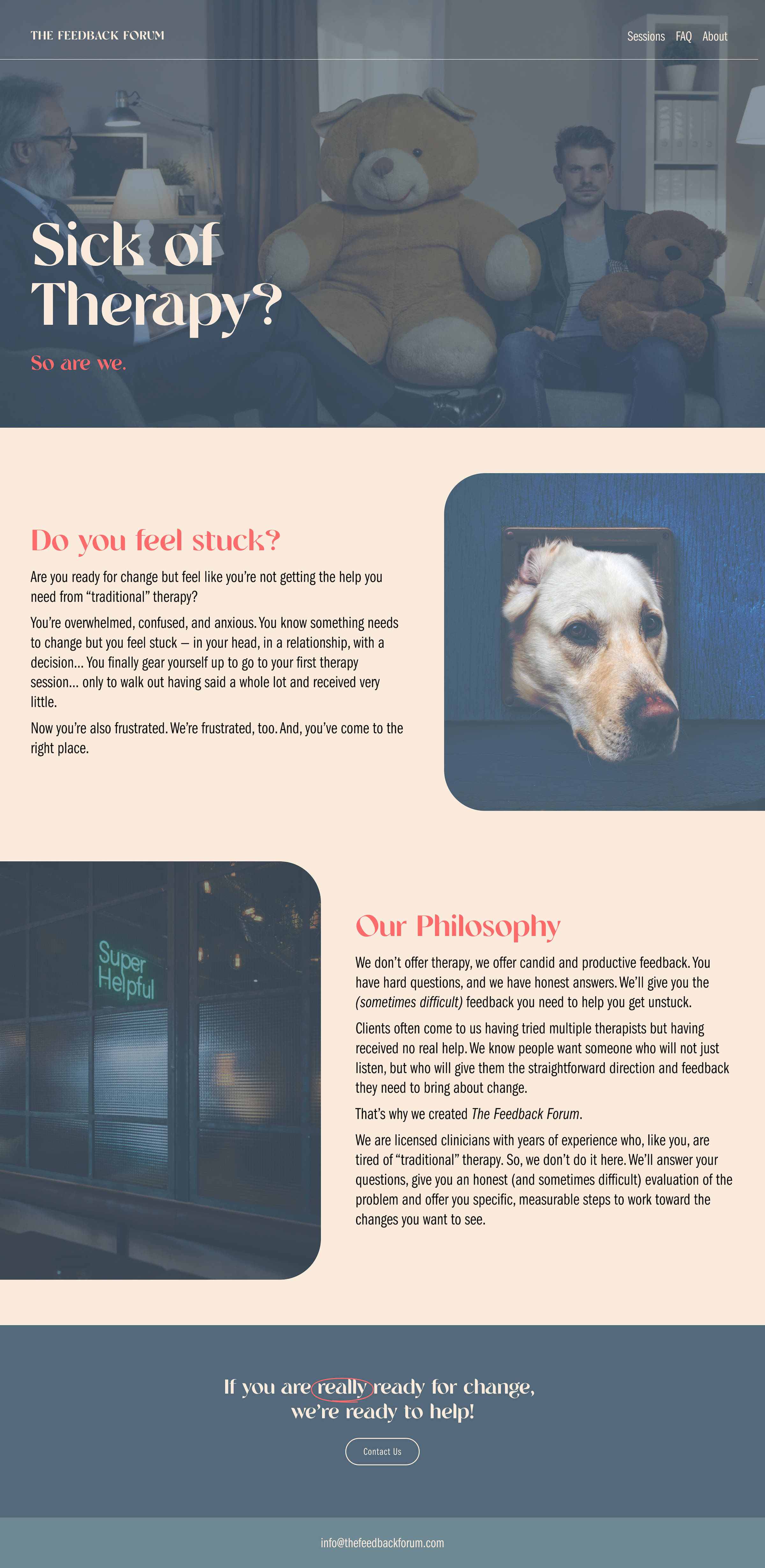 An Unconventional Approach with The Feedback Forum