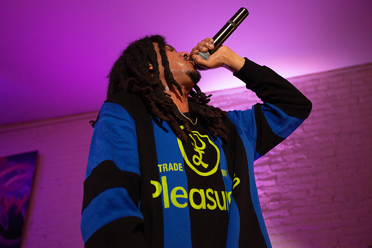 Funeral Ant Bell at his Wind Beneath My Wings listening party - March 2024