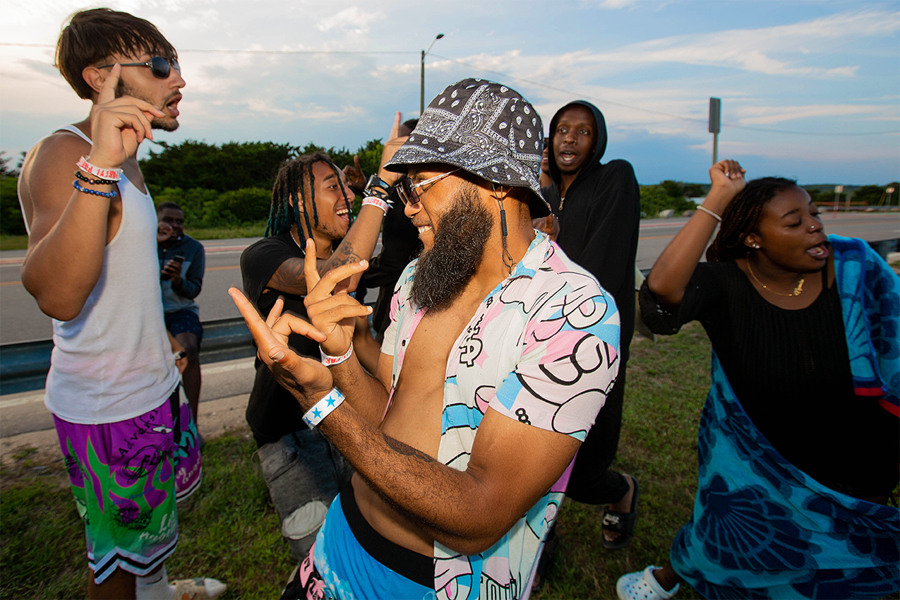 BTS Photogrpahy from the Tsu9mii $avage (Tsu-sav) music video shoot for Hold on wait in Rhode Island - June 2024