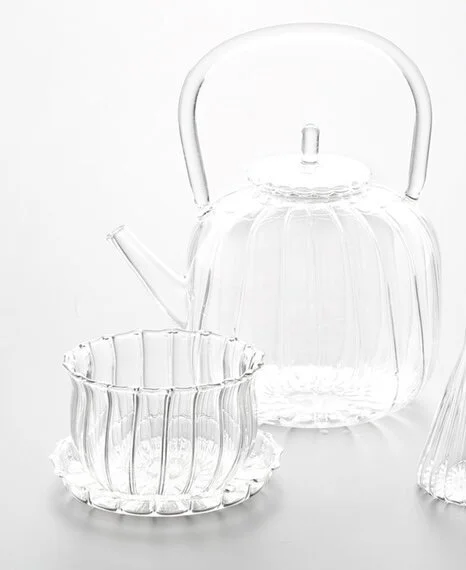 Tetera Milano De Vidrio Borosilicato - Colección Cha No Yu - Diseño Inspirado En Japón