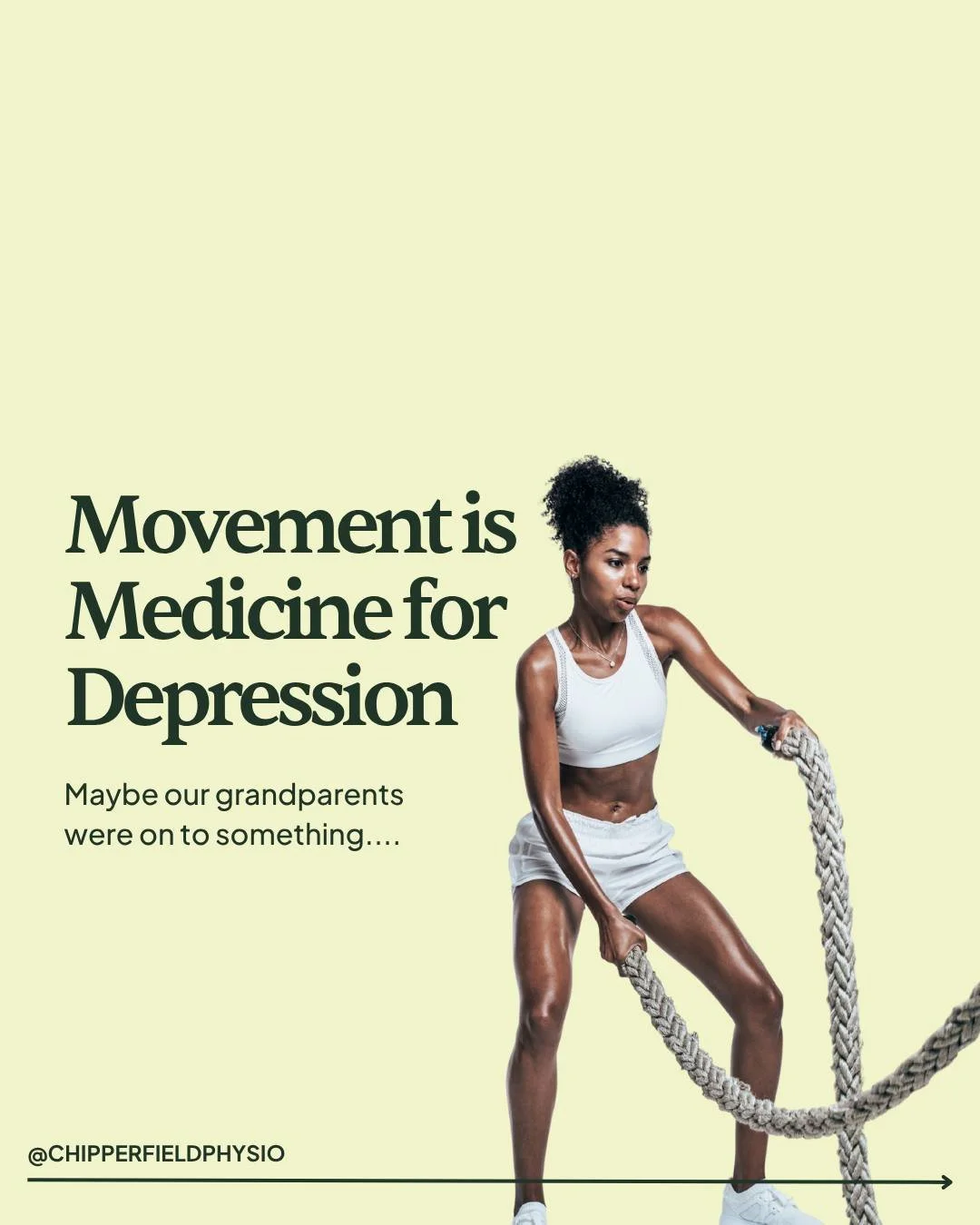 Movement isn&rsquo;t just good for the body, it&rsquo;s powerful medicine for the mind.

Research continues to show that exercise can ease depressive symptoms, support overall health, and even reduce the risk of future comorbidities.

Small steps cou