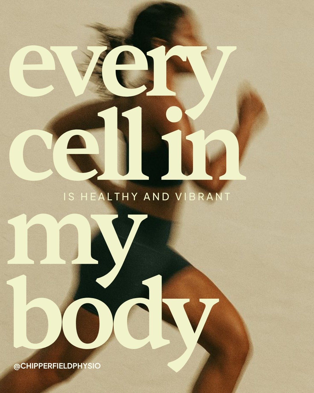 Speak it into being! ✨

"Every cell in my body is healthy and vibrant."

What's your daily affirmation for health?