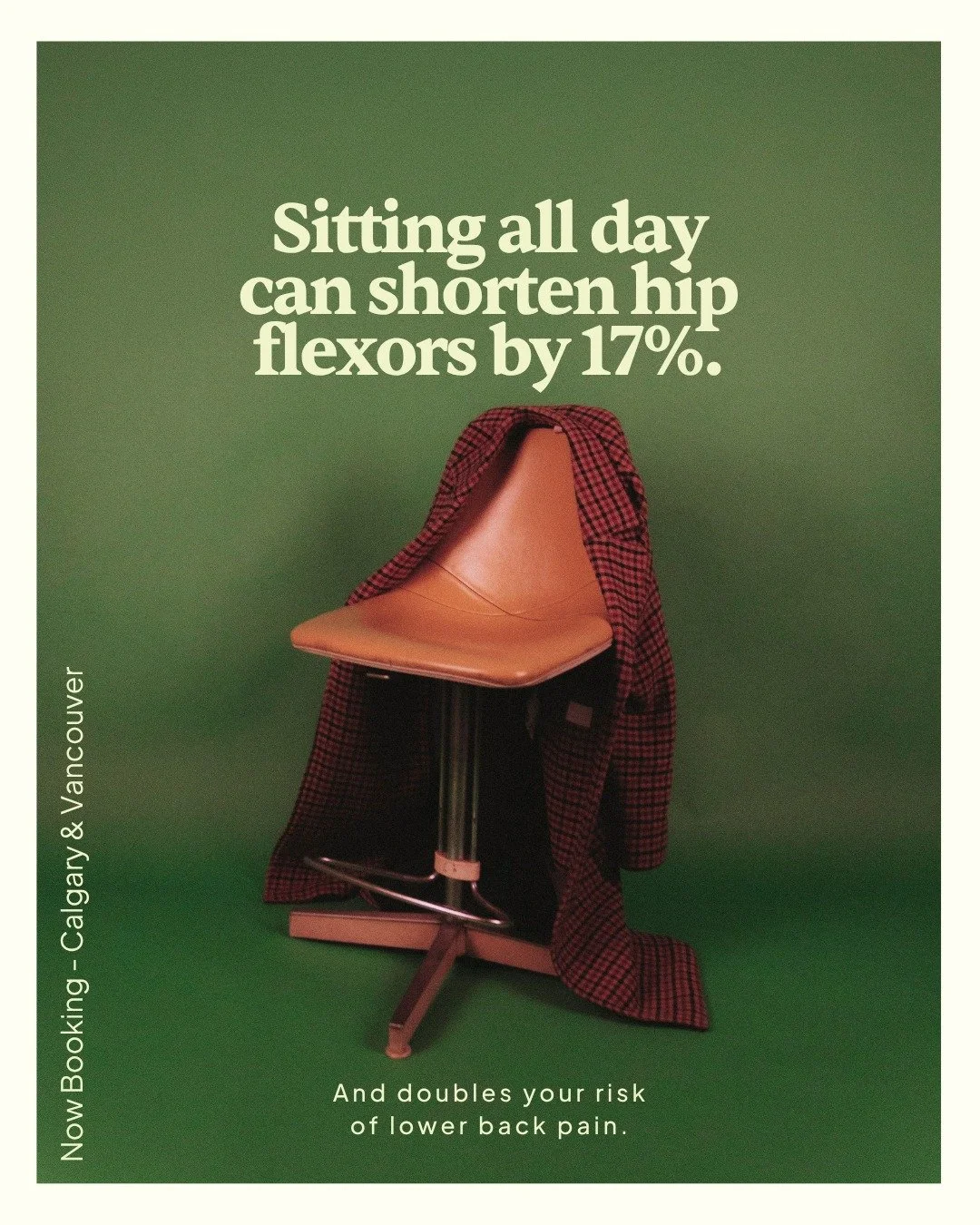 Your desk job might be doing more than just giving you a paycheck. Prolonged sitting is a silent culprit, capable of shortening your hip flexors by 17% and doubling your risk of lower back pain! 😱

This isn't just about discomfort; it's about long-t