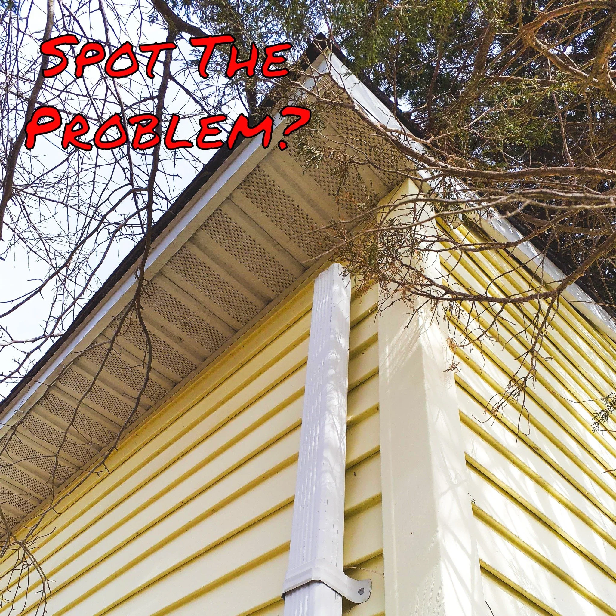 🌧️ **When Gutters Go Missing, Trouble Moves In!** 🏠

A gutter that isn&rsquo;t properly attached can cause water to spill straight down your siding, flood your foundation, and invite moisture damage or mold. Over time, that small gap can lead to *b