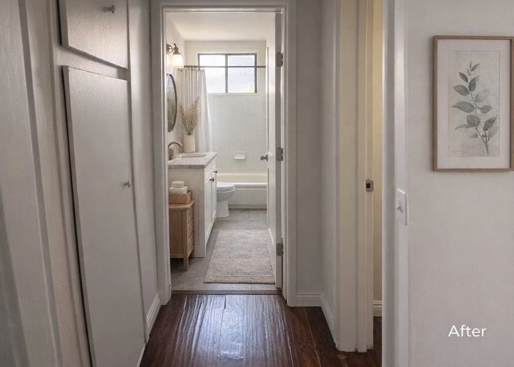 Digitally enhanced/staged