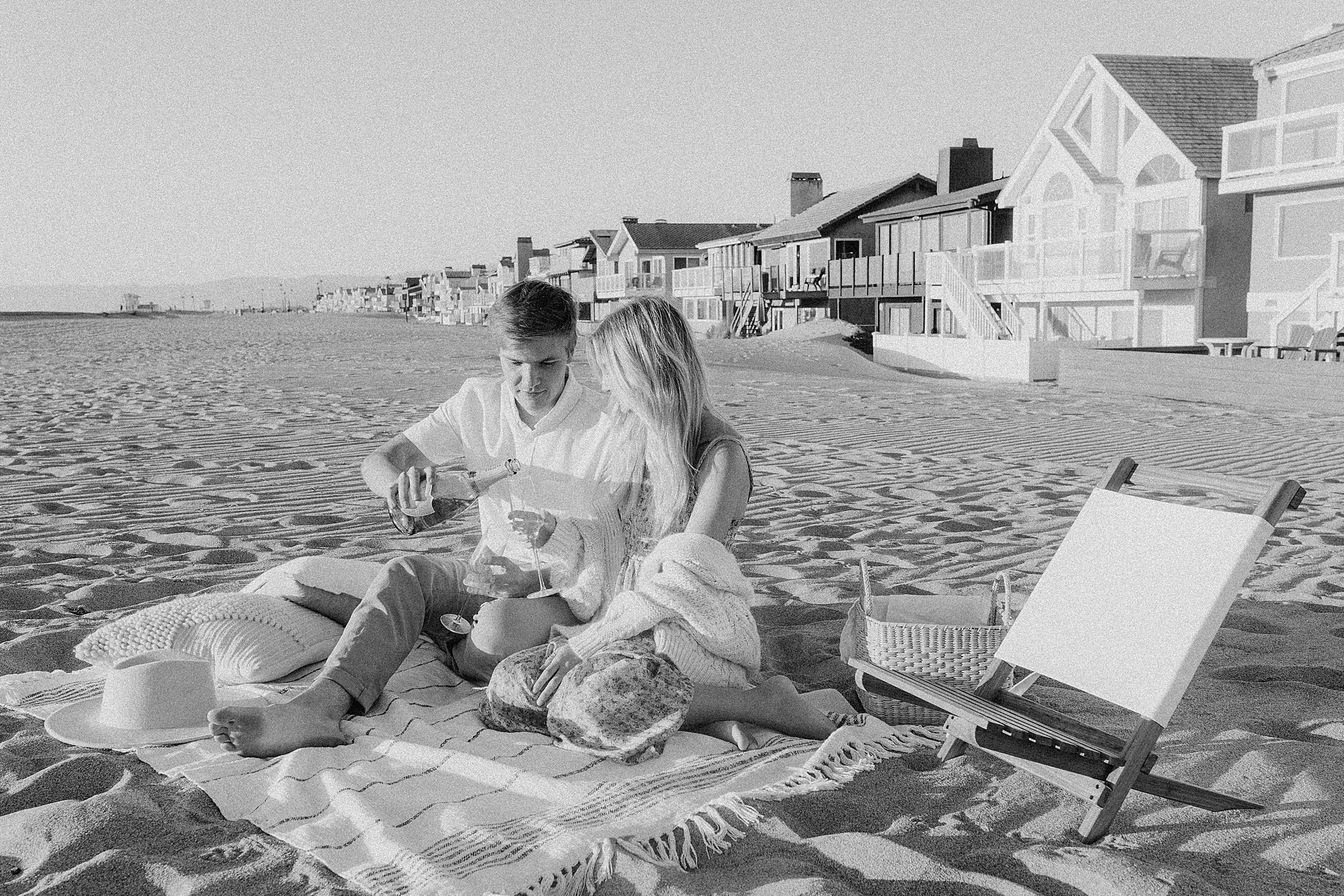 Casual Beach Engagement Shoot