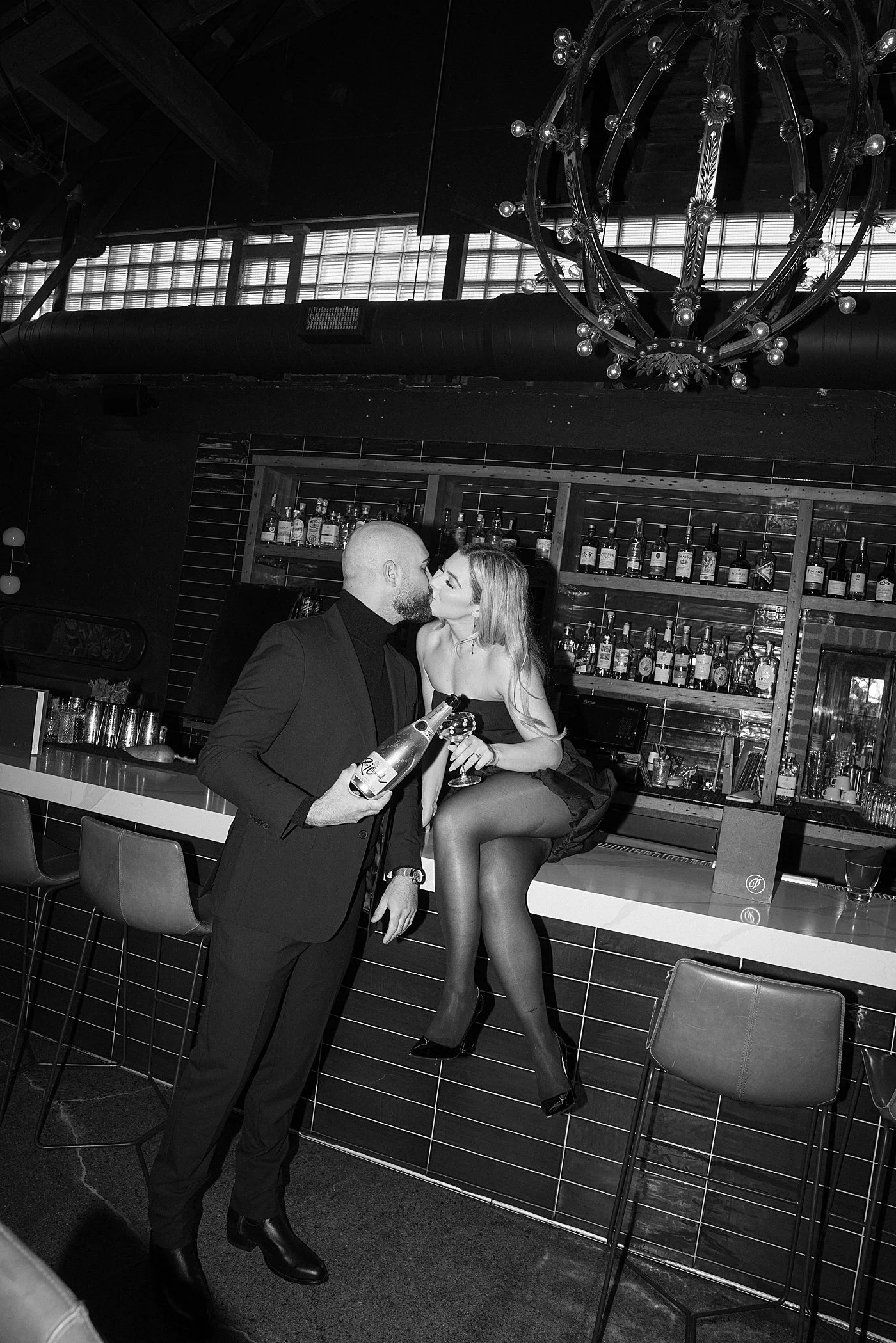 Q &amp; K Elevated Engagement Shoot at Pearl Social