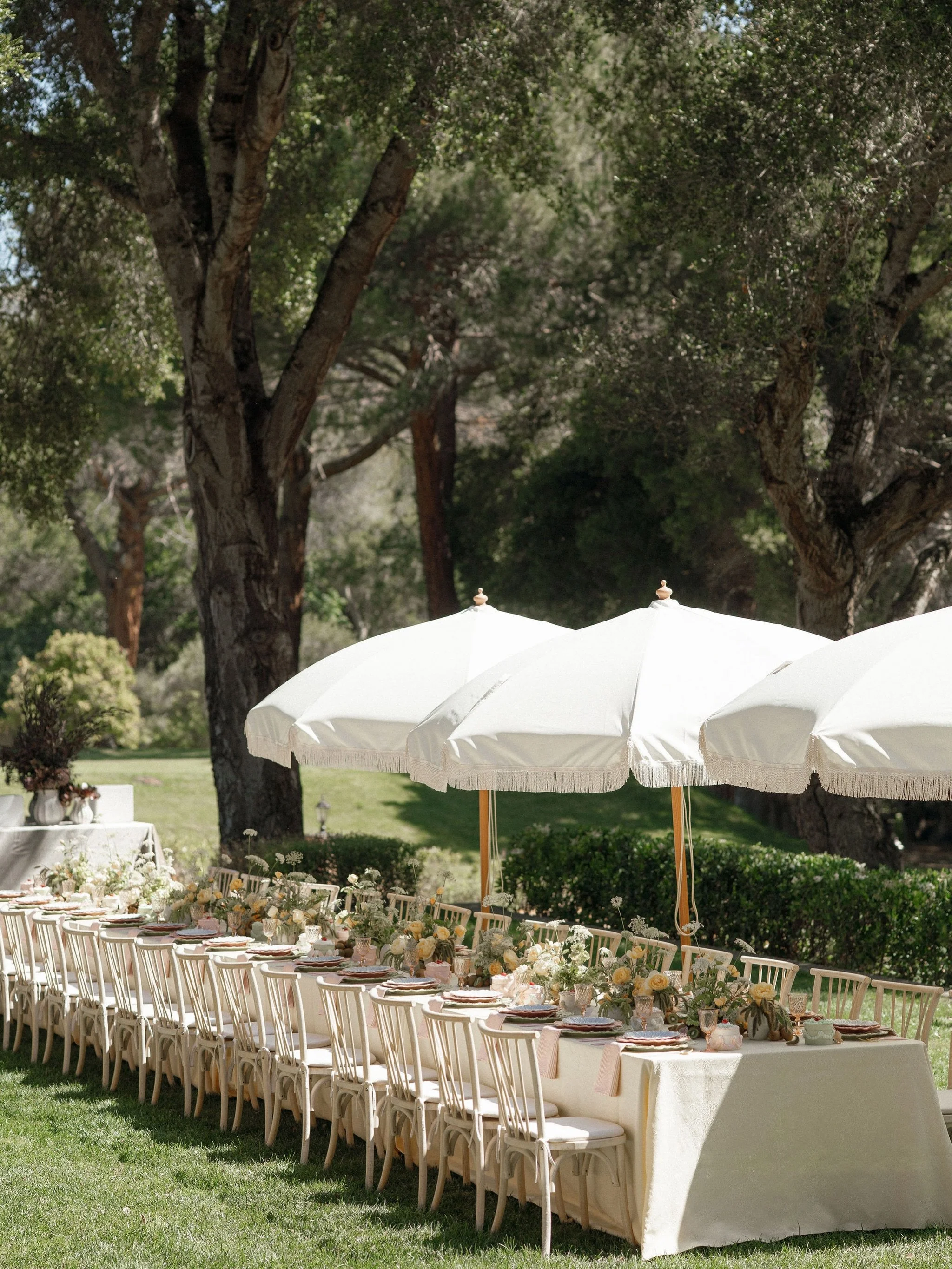 JARDIN pastel party 💛💐

Host: @thesocieteprivee Venue: @stonepineestate Planning &amp; Design: @lvlweddings Photography: @rachelwakefield 
Rentals: @chiceventrentals 
Catering: @atoecatering 
Floral Design: @clementinafloral 
Linens: @bbjlatavola 
