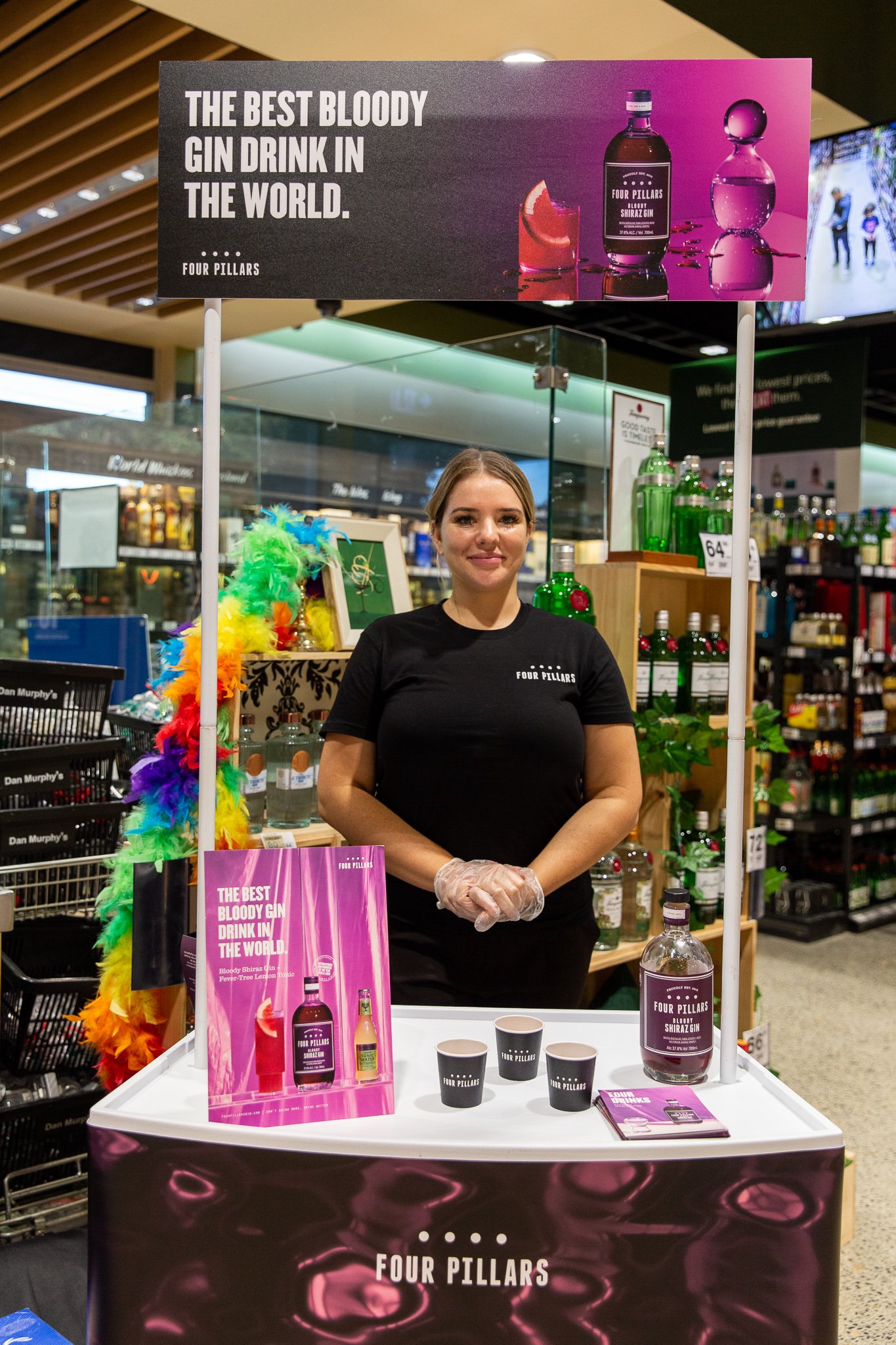 Four Pillars Alcohol Sampling in-store