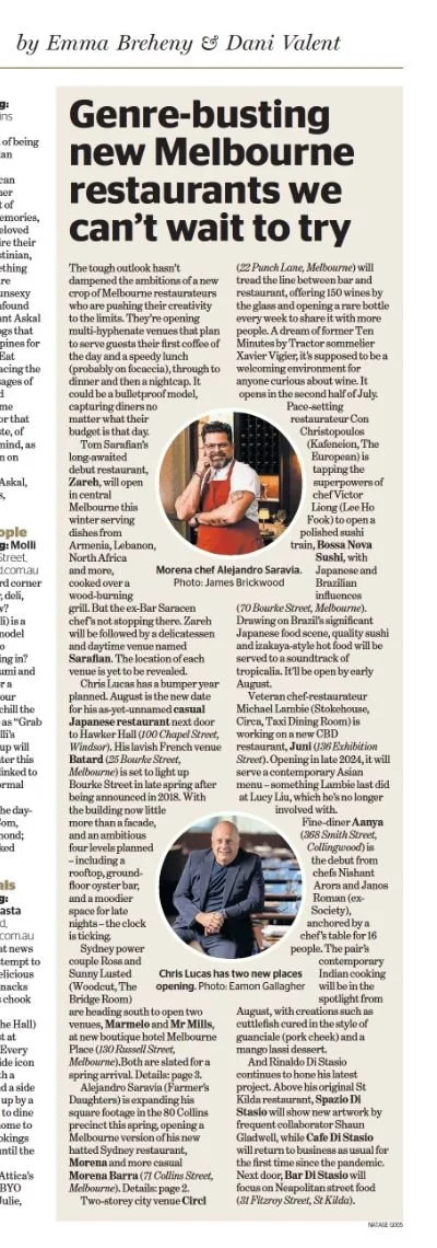 Good Food Feature - Morena Melbourne