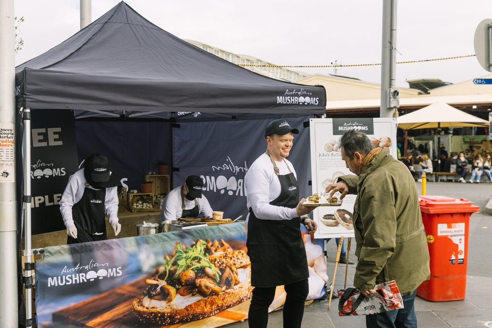 Australian Mushroom Growers Sampling