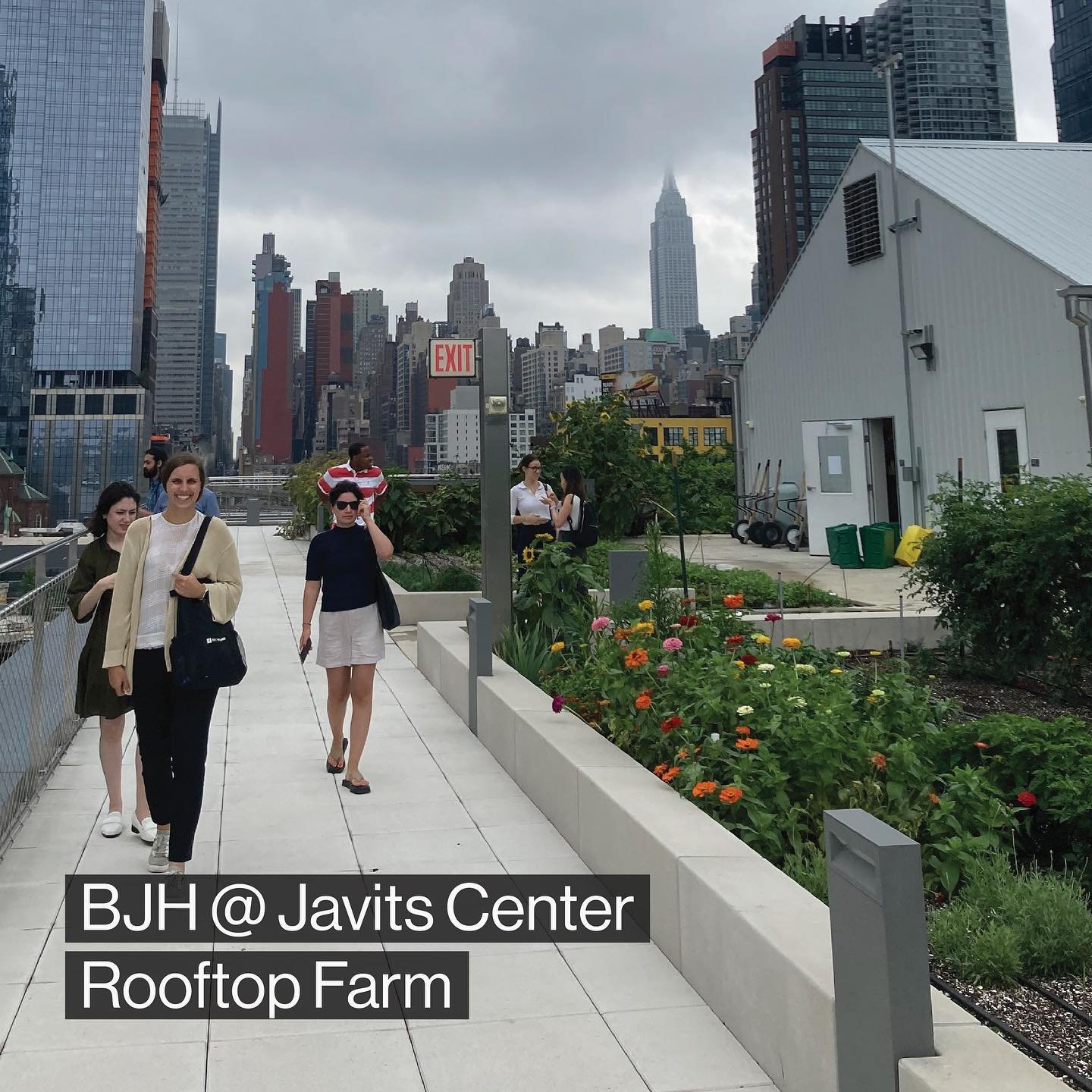 Last summer, BJH staff toured the Javits Center, NYC&rsquo;s 850,000 SF convention center that supports the local economy by attracting millions of visitors to New York City each year. A highlight of the tour was exploring the rooftop farm, operated 