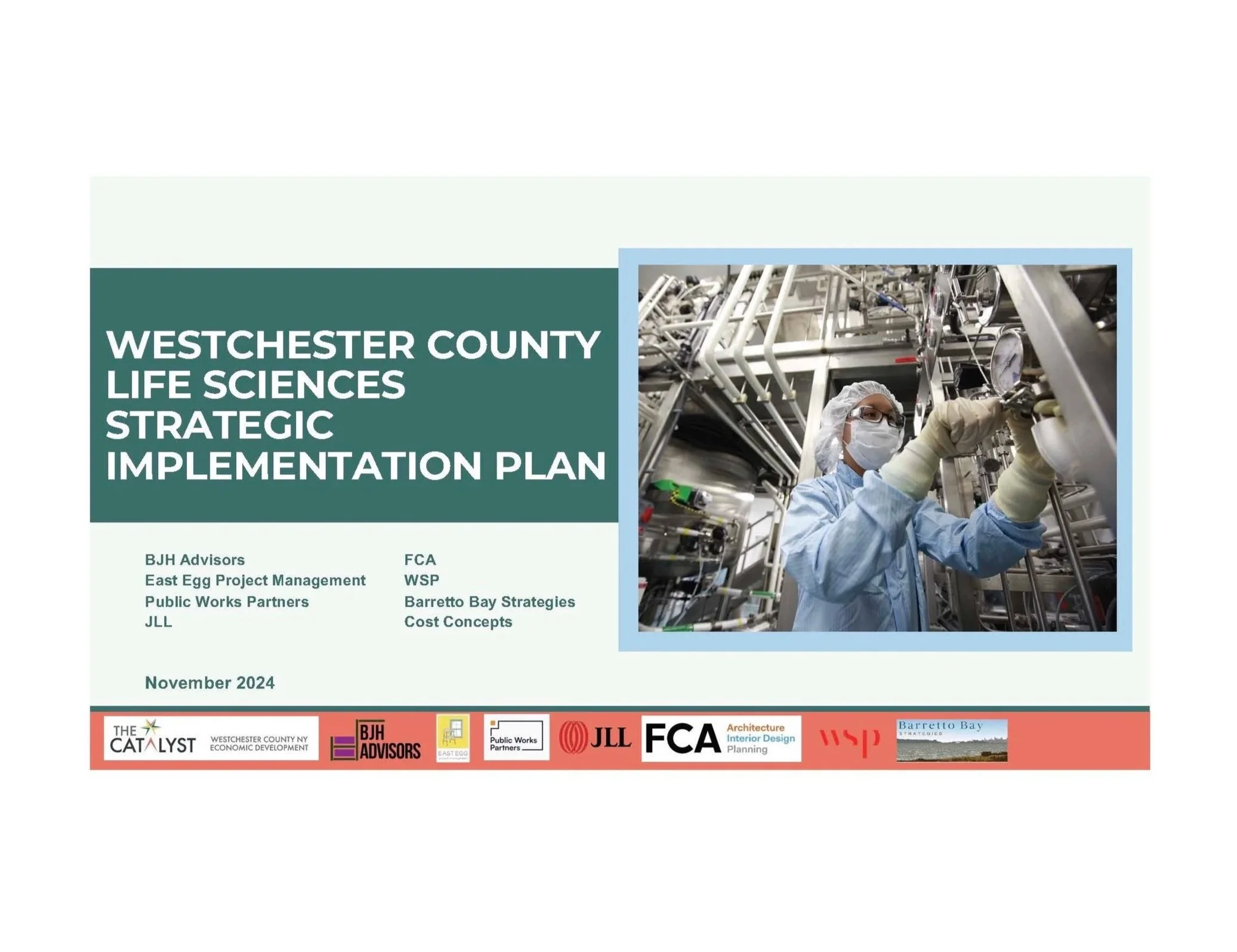 Westchester Life Sciences Strategic Implementation Plan