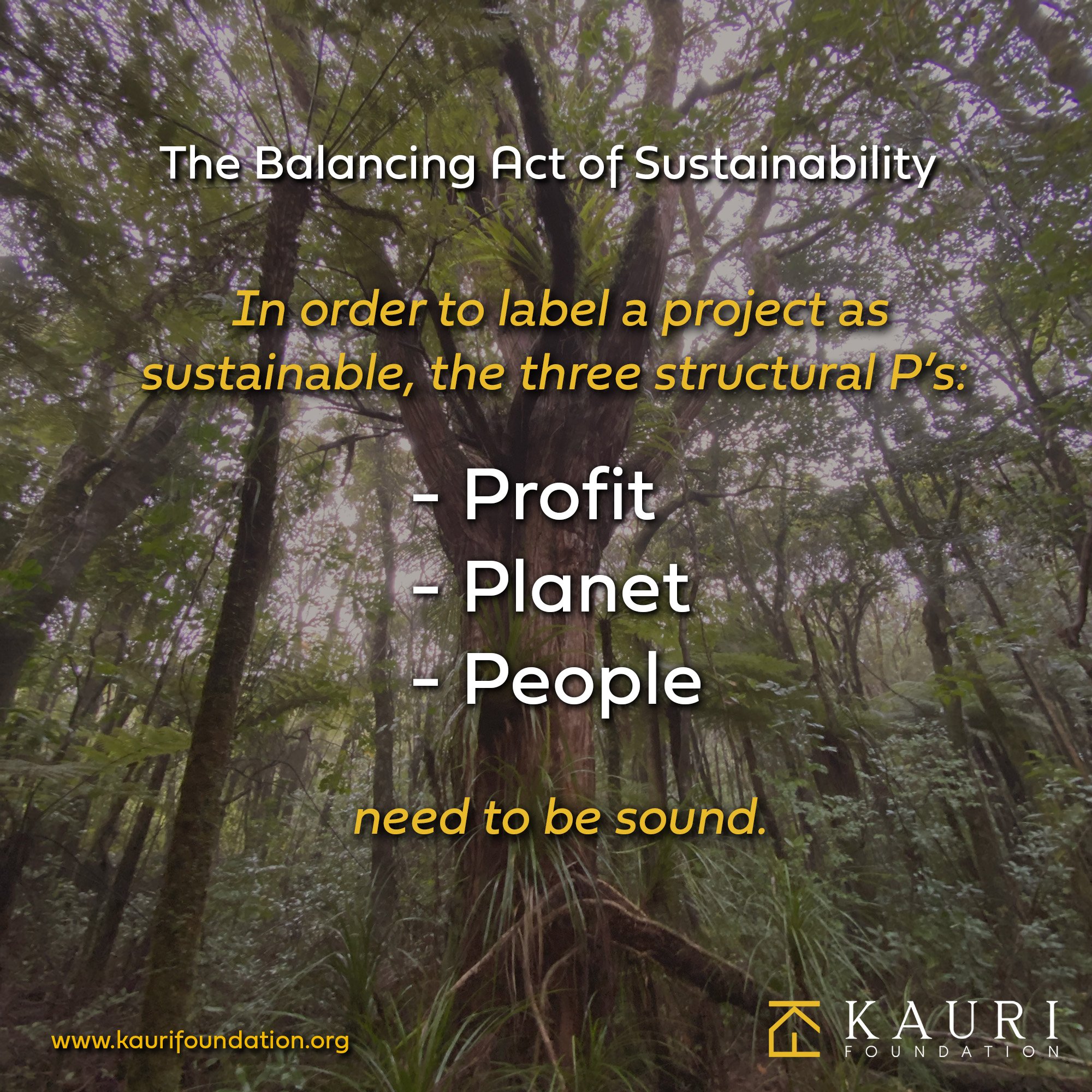 The Balancing Act of Sustainability