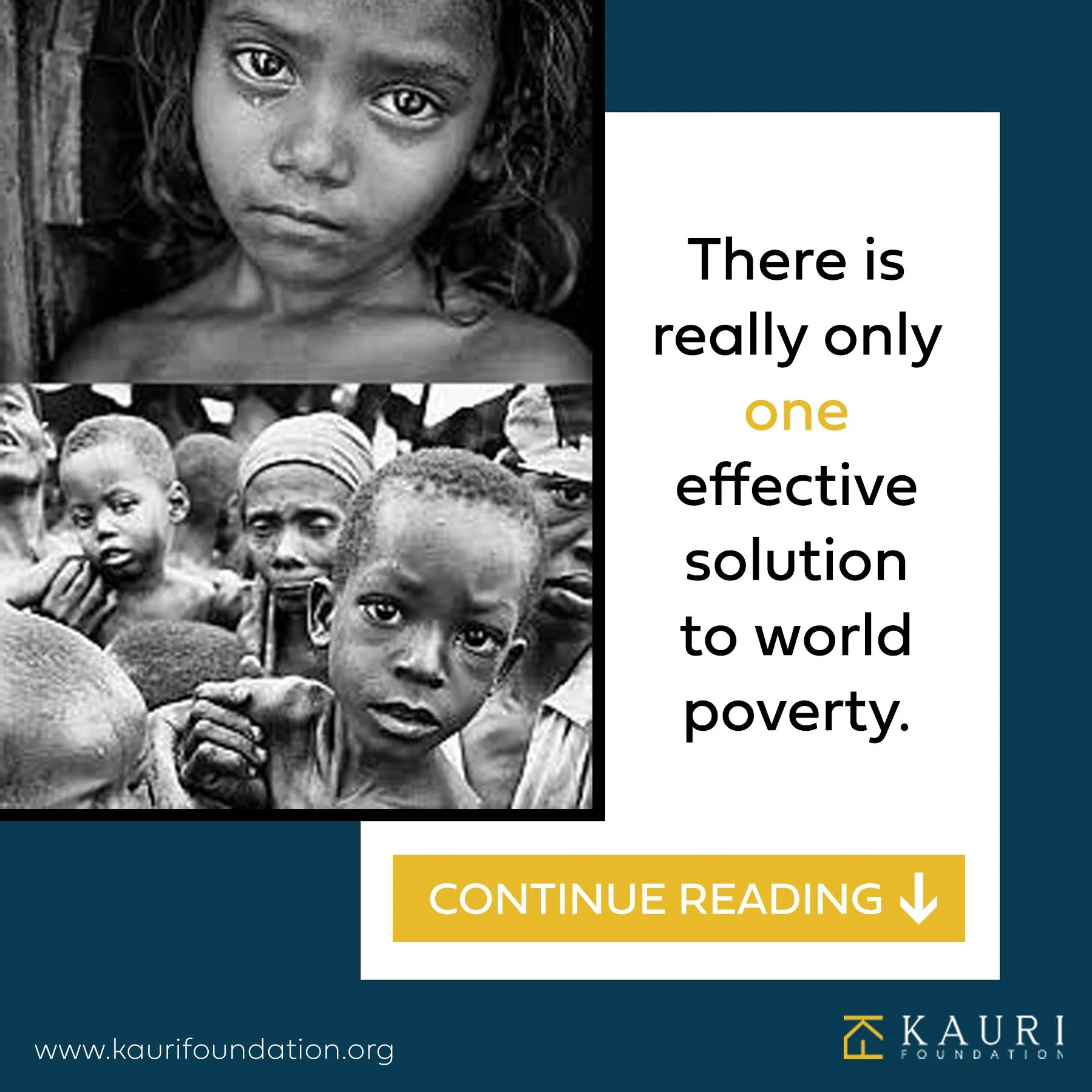 An Effective Solution To World Poverty