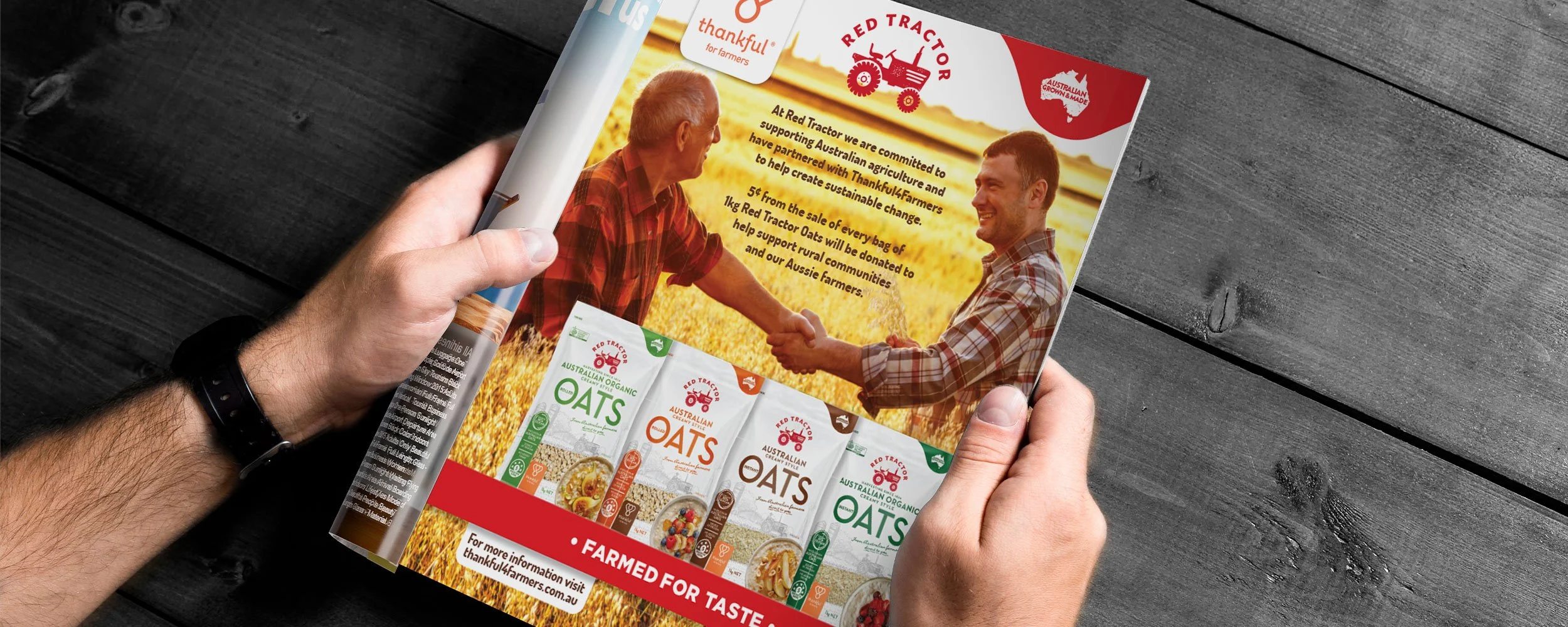 Oats Advertising Print Design