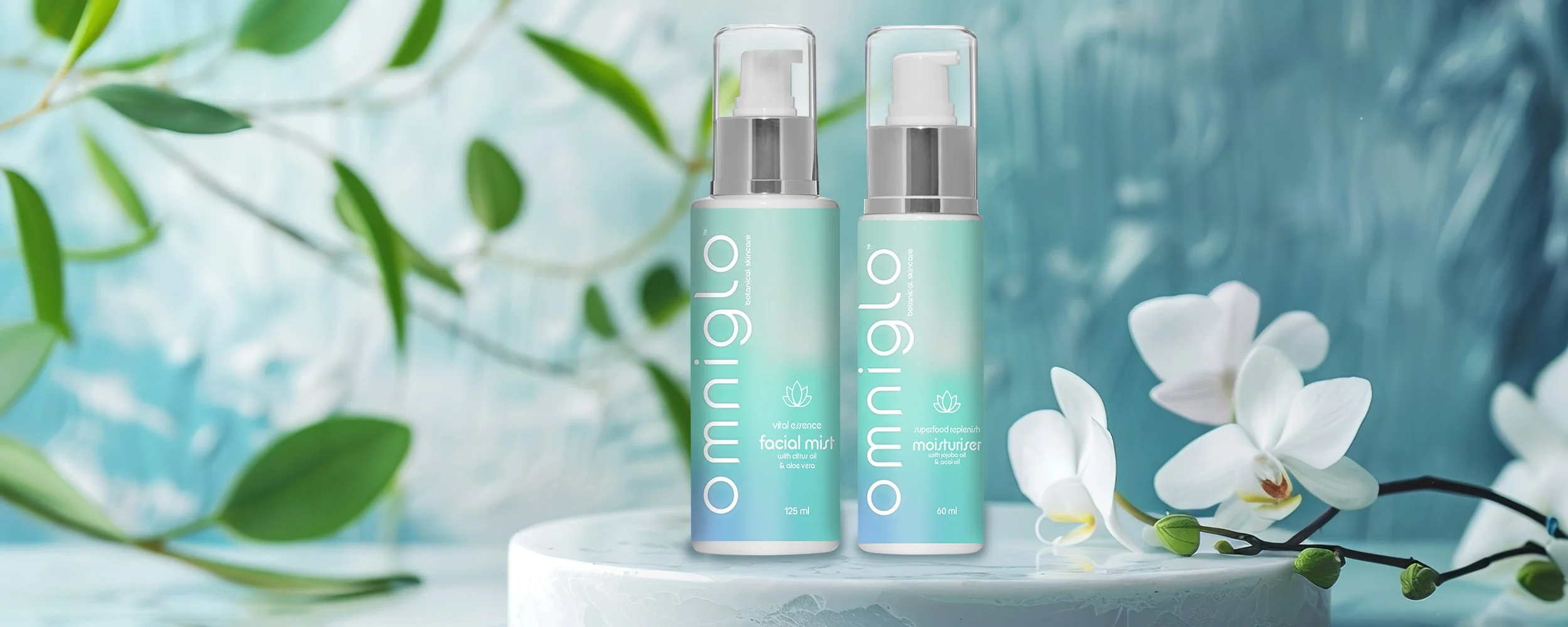 Omniglo Skincare Packaging Design
