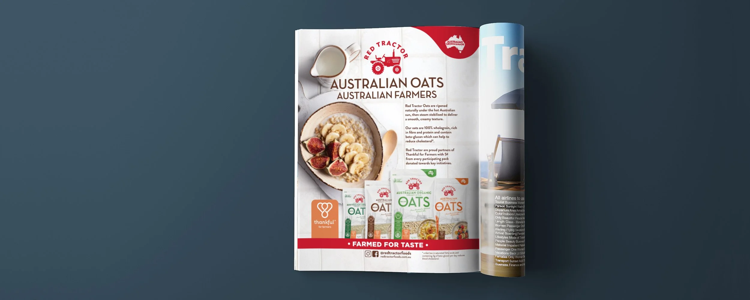 Oats Print Advertising Design