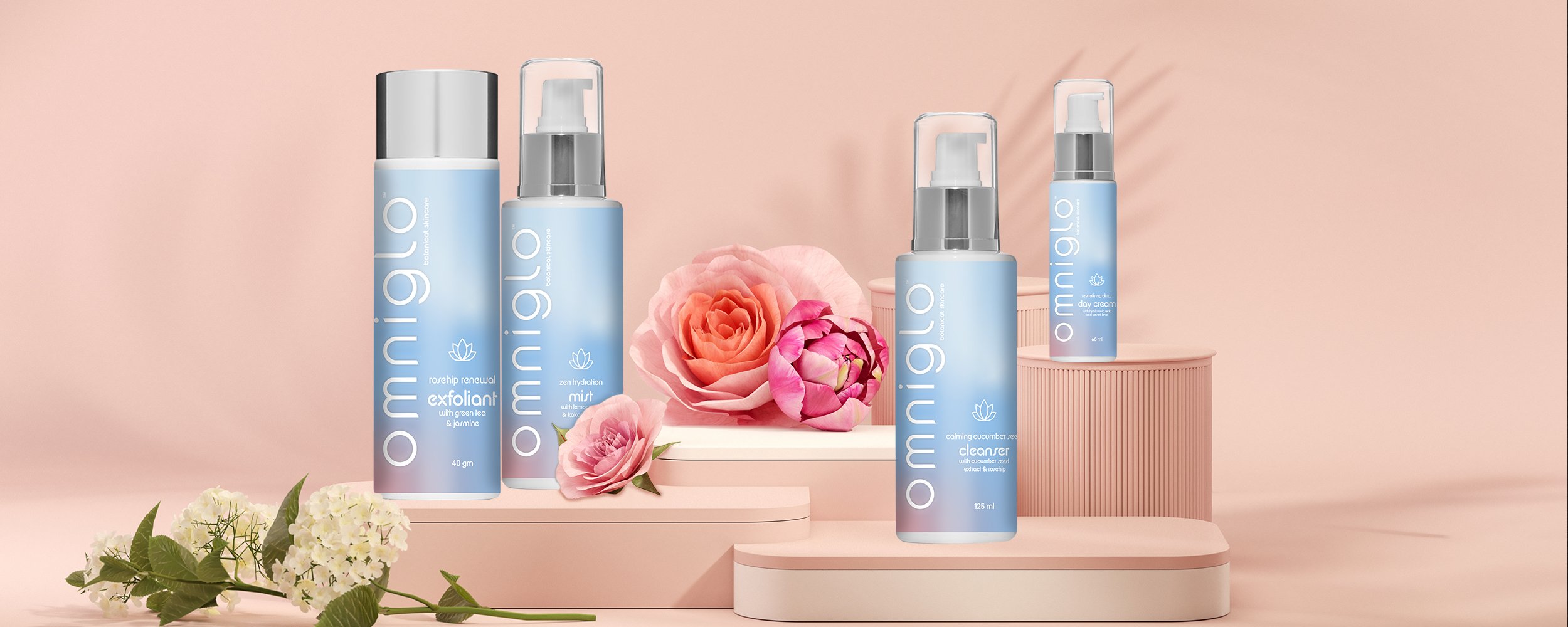 Omniglo Skincare Packaging Design